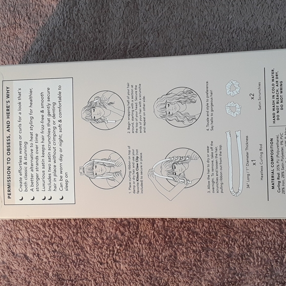 New Listing!! Brand New Kitsch Satin Heather's Curling Set- 1 PC. - Picture 2 of 5